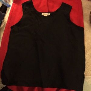 Silk black blouse